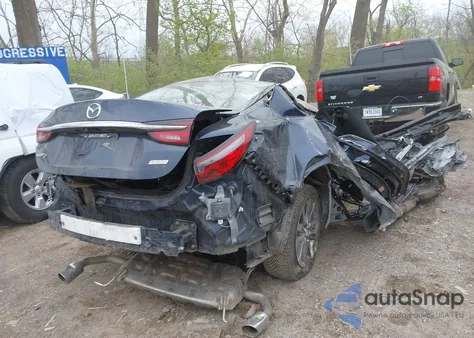 2018 Mazda Mazda6 Sport z USA, uszkodzony, nr VIN JM1GL1UM1J1326989